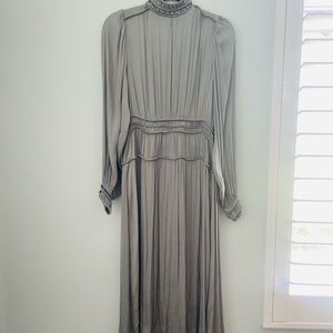 H&M satin midi dress